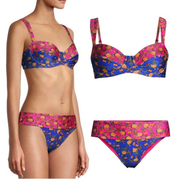 FARM Rio Other - Farm Rio Fruit Dot Bikini Set - Medium - NWT